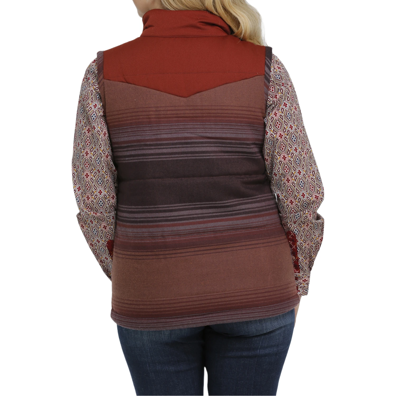 Cinch Ladies Multicolored StripedVest MAV9884003 4 Cinch Ladies Multicolored StripedVest MAV9884003 - Image 2