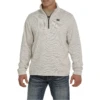 Cinch Men's 1/4 Zip Solid Cream Pullover MWK1080008 -RodeoGearShop My project 1 66