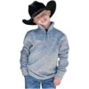 Cinch Children's 1/4 Zip Heather Grey Pullover Sweatshirt MWK7980001 -RodeoGearShop Myproject 1 7 87c2288a c191 4721 8442 66faf771af26
