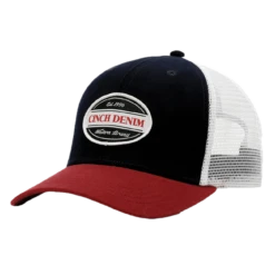 Cinch® Men's Navy & Red Mid Profile Trucker Cap MCC0511010 -RodeoGearShop Myproject 2023 05 10T115222.924