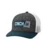 Cinch® Unisex Black & Teal Logo Trucker Cap MCC0660613