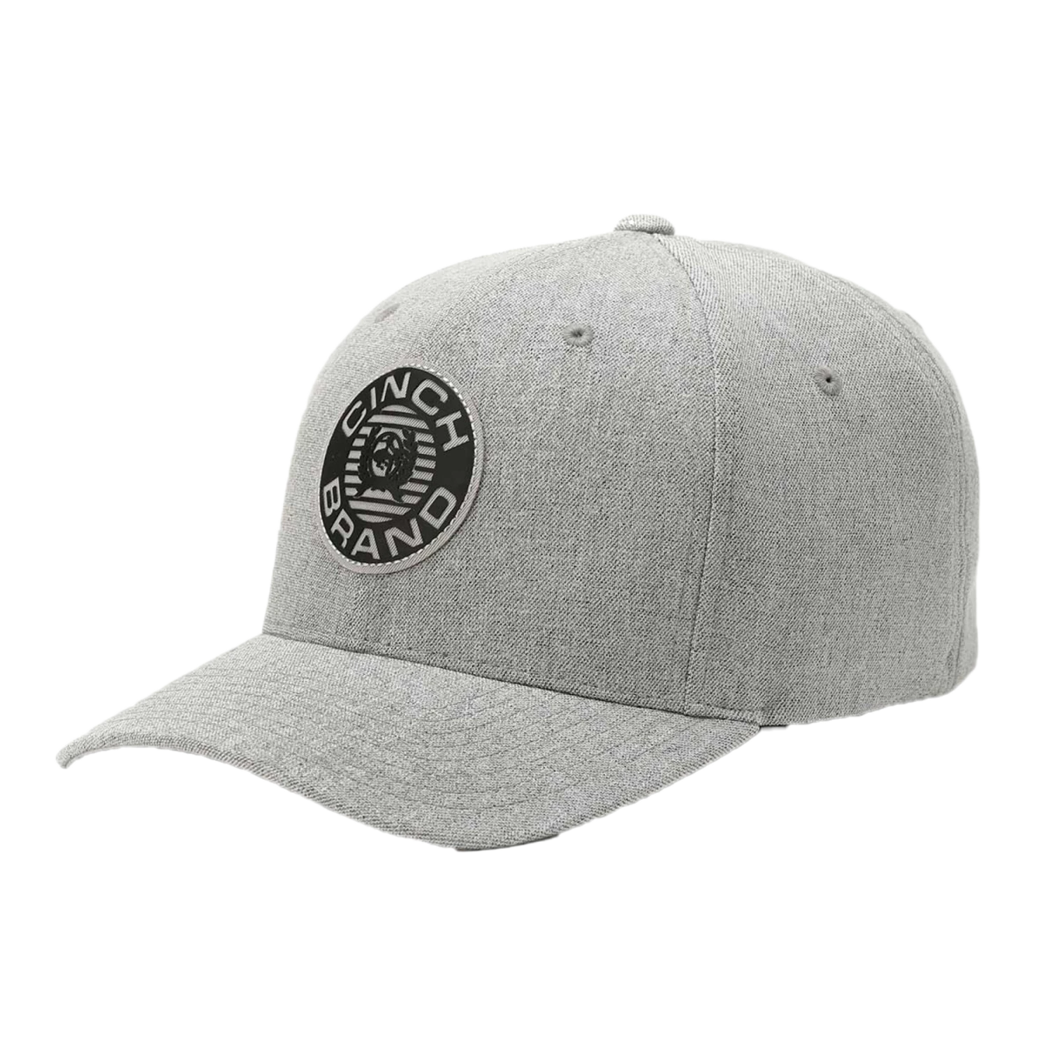 Cinch® Unisex Heather Grey Logo Flex Fit Cap MCC0627784 5 Cinch® Unisex Heather Grey Logo Flex Fit Cap MCC0627784 - Image 3