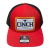 Cinch Men's Red And Black Snapback Patch Trucker Cap MCC0800004 -RodeoGearShop Myproject 2023 05 18T083030.460