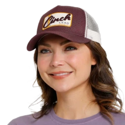 Cinch® Ladies Geometric 5 Panel Purple Trucker Cap MHC7874035