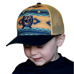 Cinch® Boy's 5-Panel Aztec Multicolor Snapback Hat MCC0607001