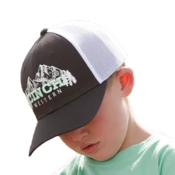 Cinch® Youth Boy's Brown Western Logo Graphic Trucker Cap MCC0606016