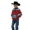 Cinch® Boy's Multicolor Serape Print Fleece Pullover Jacket MWK7590011 2 Cinch® Boy's Multicolor Serape Print Fleece Pullover Jacket MWK7590011 -RodeoGearShop UntiMWK7590011A