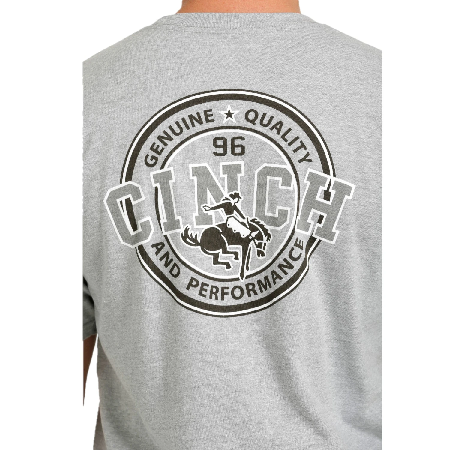 Cinch® Men's Logo Graphic Heather Grey T-Shirt MTT1690557 4 Cinch® Men's Logo Graphic Heather Grey T-Shirt MTT1690557 - Image 2