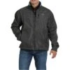 Cinch Men's Bonded Charcoal Grey Jacket MWJ1518005 -RodeoGearShop frnt 005