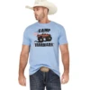 Cinch® Men's Camp Trailblazer Heather Blue Graphic T-Shirt MTT1690517 -RodeoGearShop hkjhkhjkh