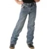 Cinch Boy's White Label Medium Stone Relaxed Fit Jeans MB12881001 -RodeoGearShop mb12881001 926 detail