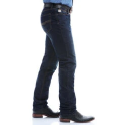 Cinch Men's Jesse Slim Straight Mid Rise Jeans MB50738001 -RodeoGearShop mb50738001 2copy 71 detail