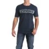 Cinch Men's Classic Logo Navy Heather T-Shirt MTT1690375 1 Cinch Men's Classic Logo Navy Heather T-Shirt MTT1690375 -RodeoGearShop mtt1690375 2279 detail