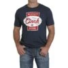 Cinch Men's Short Sleeve Cinch Graphic Navy T-Shirt MTT1690457 2 Cinch Men's Short Sleeve Cinch Graphic Navy T-Shirt MTT1690457 -RodeoGearShop mtt1690457 2201 detail