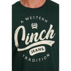 Cinch Men's Green Graphic Logo Short Sleeve T-Shirt MTT1690571 -RodeoGearShop mtt1690571 1