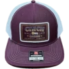 Cinch Men's Burgundy With White Mesh Cap MCC0800014 -RodeoGearShop purplehat